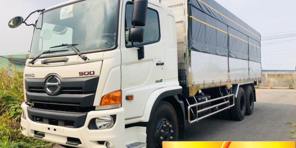 Xe Tải HINO FG8JT7A – 9 Tấn Thùng Dài 8m -Kèo Cáp Đúng Bản Vẽ