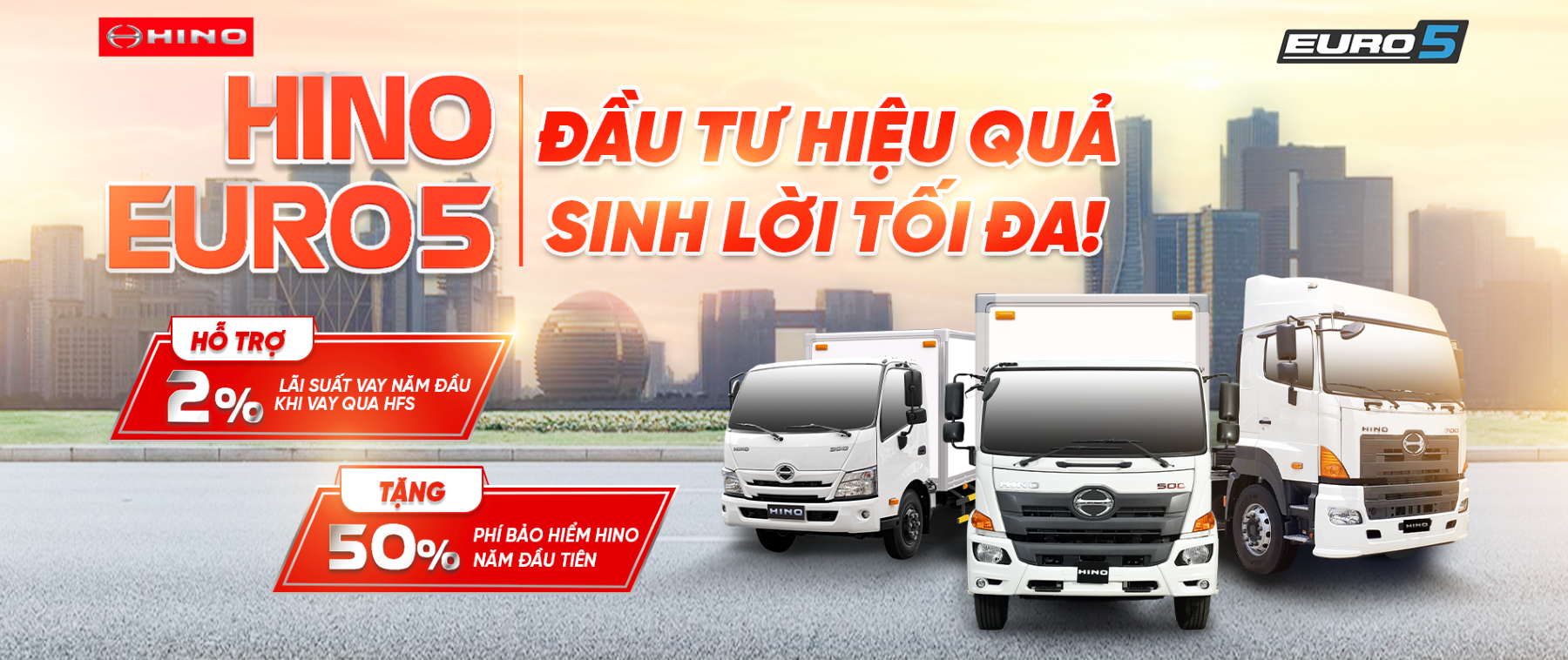 KHUYẾN MẠI DÀNH CHO KHÁCH HÀNG MUA XE HINO EURO5 KHUYẾN MẠI DÀNH CHO KHÁCH HÀNG MUA XE HINO EURO5